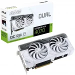 ASUS DUAL GeForce RTX 4070 O12G White